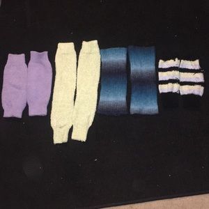 ⚫️Set of Four Pairs of Leg-warmers!